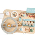Montessori Wooden Car Driving Busy Board Toy for Toddlers 3Y+