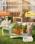 2-in-1 Baby Sensory Cottage Toy Set | Crinkle, Squeak & Rattle Plush Toys for Babies 6-12 Months