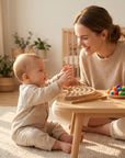 Montessori Wooden Peg Board Beads Rainbow Color Sorting Counting Fine Motor Toy | LETSMAKE