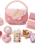 My First Purse Sensory Toy Set for Baby & Toddler Girls | 10-Piece Pretend Play Handbag Toy, 1 Year Old Girl Gift