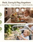 2-in-1 Baby Sensory Cottage Toy Set | Crinkle, Squeak & Rattle Plush Toys for Babies 6-12 Months