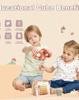 11-in-1 Wooden Activity Cube Montessori Sensory Toy for Toddlers 18M+ First Birthday Gift