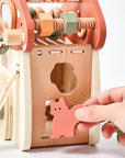 11-in-1 Wooden Activity Cube Montessori Sensory Toy for Toddlers 18M+ First Birthday Gift