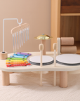 Montessori Wooden Drum Xylophone Percussion Toy for Toddlers 1-3 Years Old