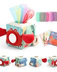 Baby Tissue Box Montessori Sensory Toy for Babies 6-18 Months